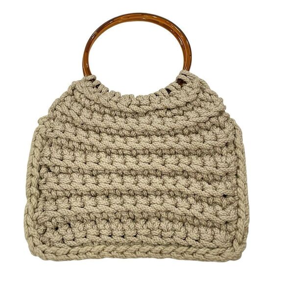 Vintage Handbag, Tan - Picture 1 of 10